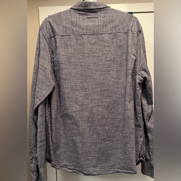 Bellfield Twin Stitch Chambray Shirt In Regular Fit - Picture 3 of 5